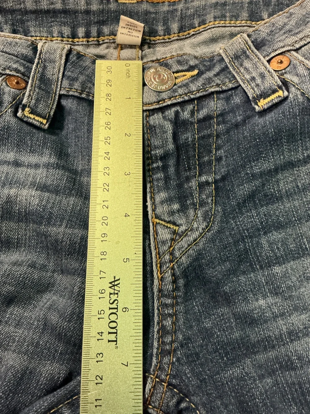 True Religion The Ricky Super Flap Straight Jeans